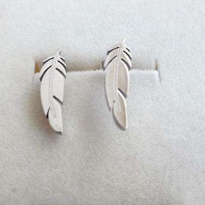 orecchini uomo donna lobo mini piuma in