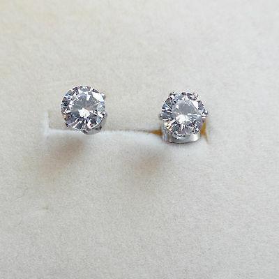 orecchini uomo donna punto luce acciaio inox