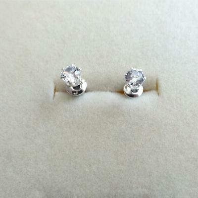 orecchini uomo donna punto luce colore argento