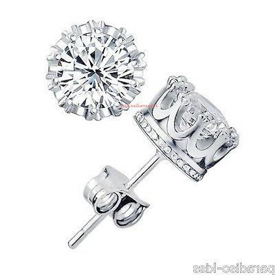 orecchini uomo donna punto luce corona 9mm