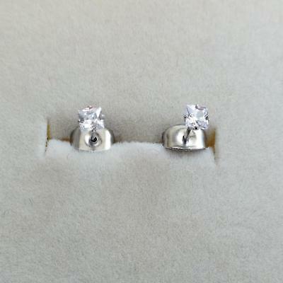 orecchini uomo punto luce acciaio inox con