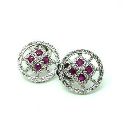 orecchini usati oro bianco 18 kt ricondizionati