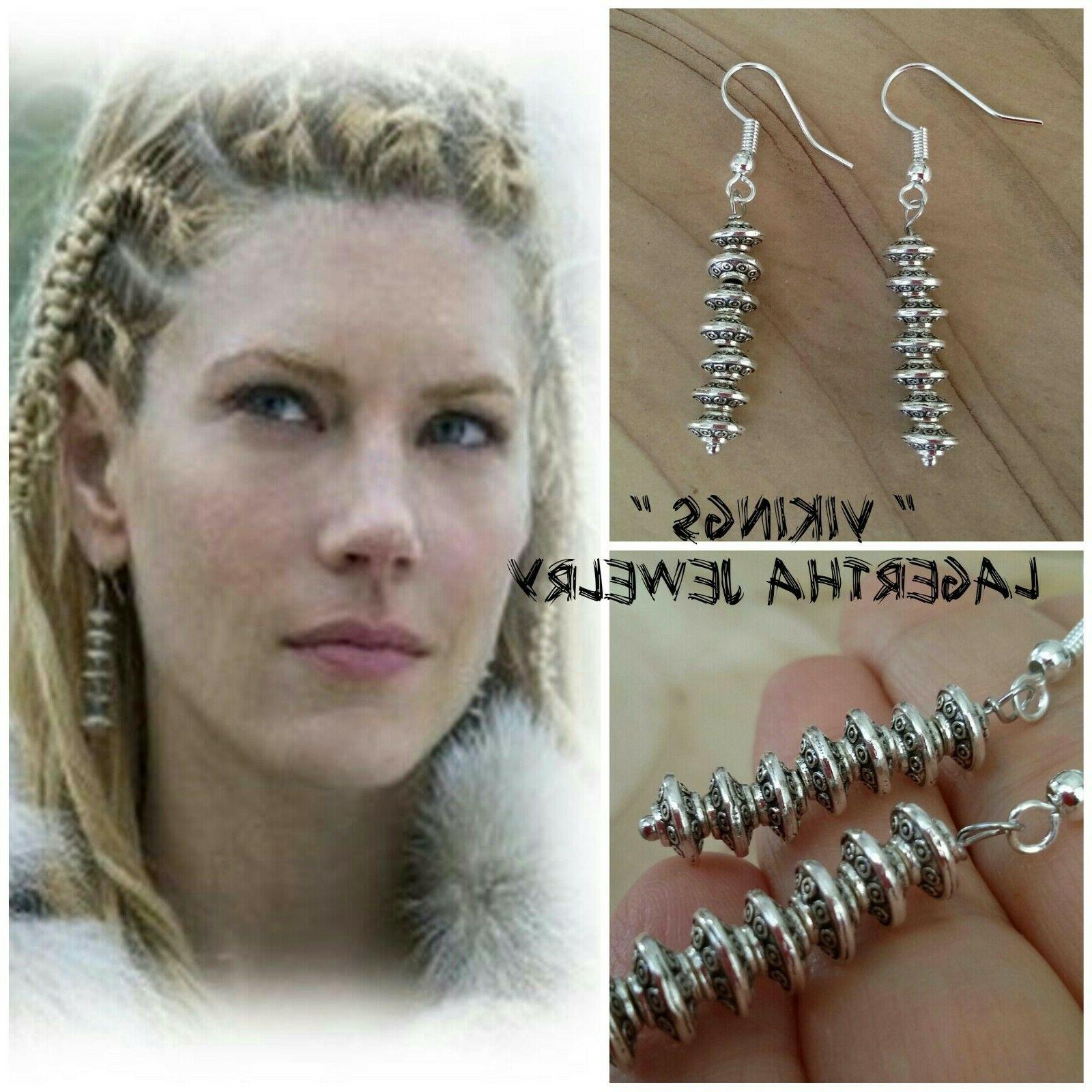orecchini vikings lagertha guerriera pendenti regalo tribali