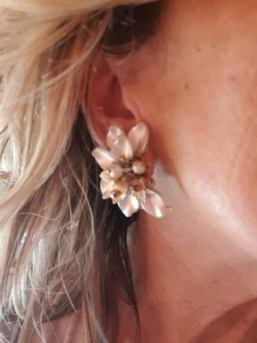 orecchini vintage clip fine anni 60
