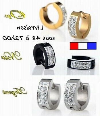 orecchino acciaio 316l anelli gioielli uomo donna