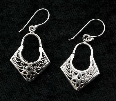 orecchino etnici tribal argento 925 4 3g