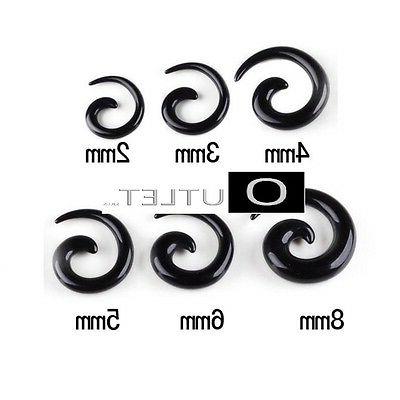 orecchino spirale donna uomo punk emo rock