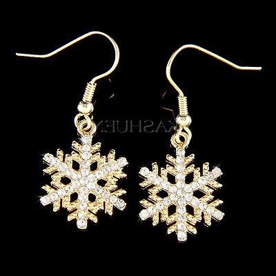 oro fiocco di neve in swarovski cristallo
