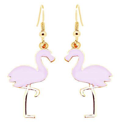 oro rosa camminando flamingo uccello molla design