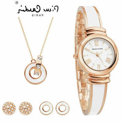 orologio donna acciaio rose gold collana 2