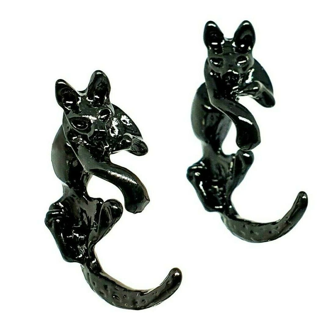 paio di gatto nero orecchio a lobo