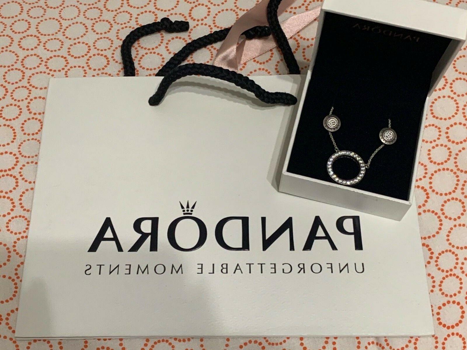 parure collana e orecchini argento