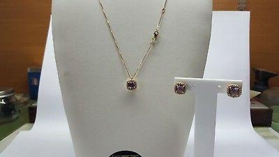 parure da donna ametista collana e orecchini