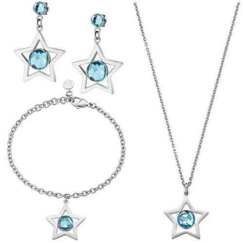 parure donna collana saki02 bracciale saki08 orecchini