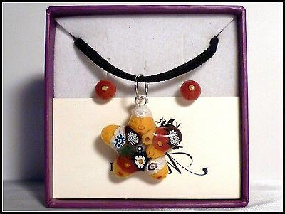 parure figure murrine di murano originali con