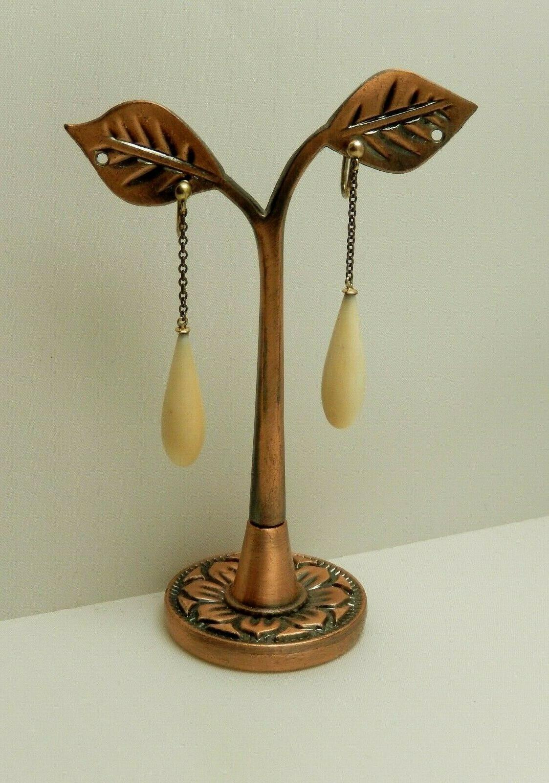 pendenti a goccia vintage originale anni 40