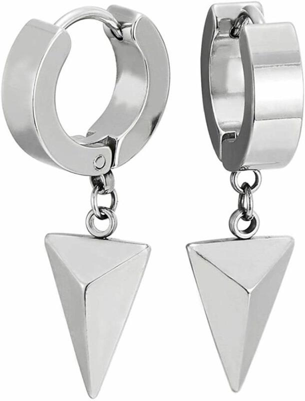 pendenti triangolo piramide orecchini a cerchio da