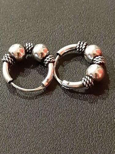 perline in argento sterling 925 orecchini a