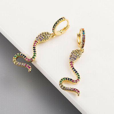 personalita 18k placcato oro del cerchio serpente