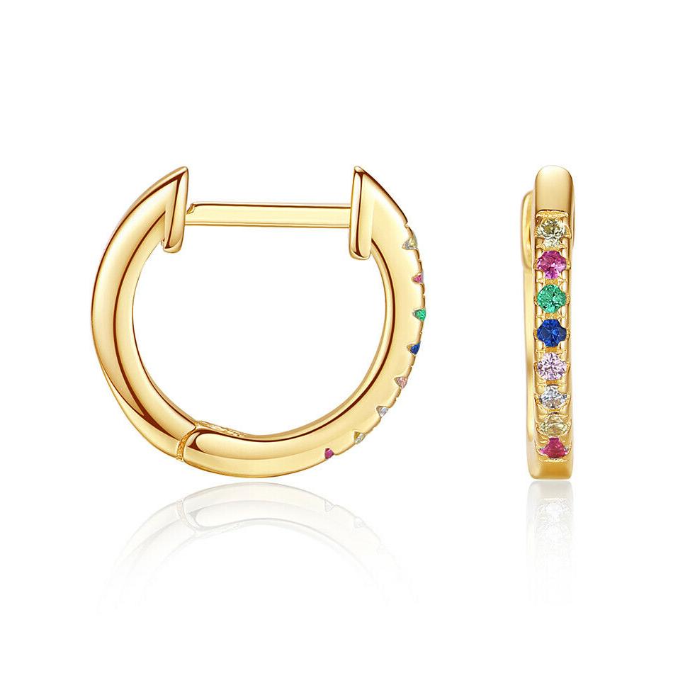 piccoli orecchini cerchio in argento 925 percent