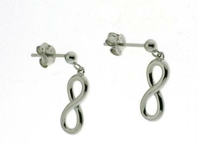 piccoli orecchini pendenti vero argento 925 rodiato