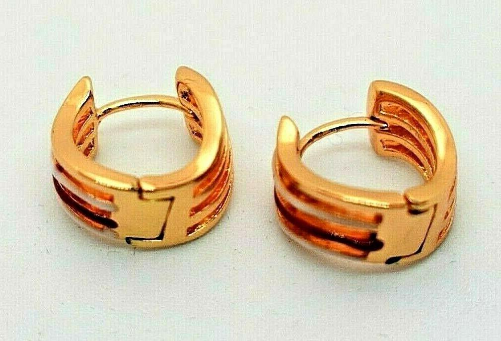 piccolo dorato donna cerchio rotondo orecchini matrimonio