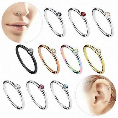 piercing naso cerchio setto anello orecchini daith