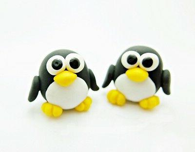 pinguini orecchini a clip o orecchini paio