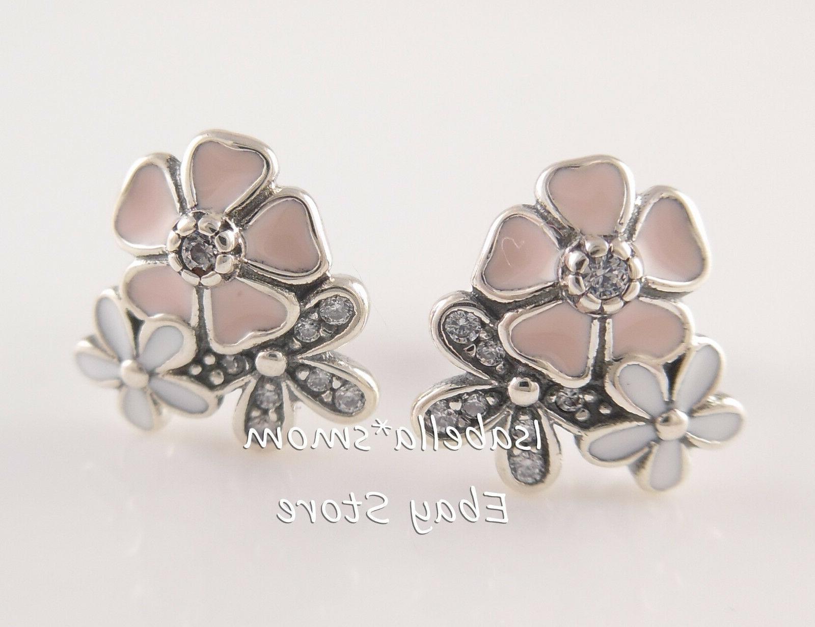 poetica fiori autentico smalto fiori orecchino borchie