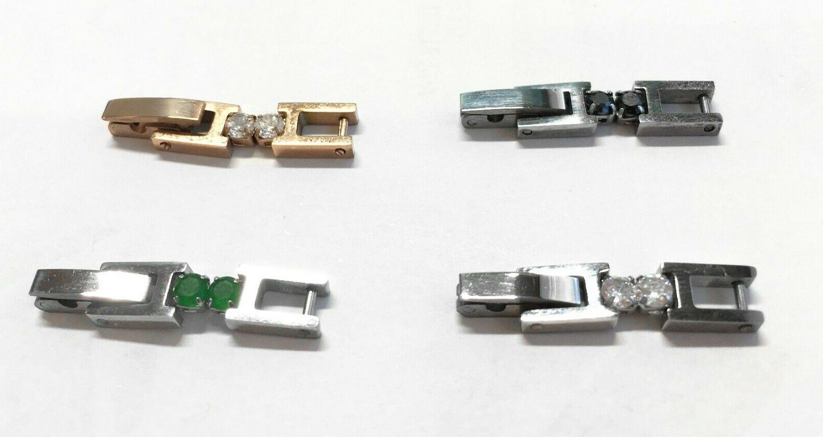 prolunga bracciale tennis acciaio uomo donna braccialetto