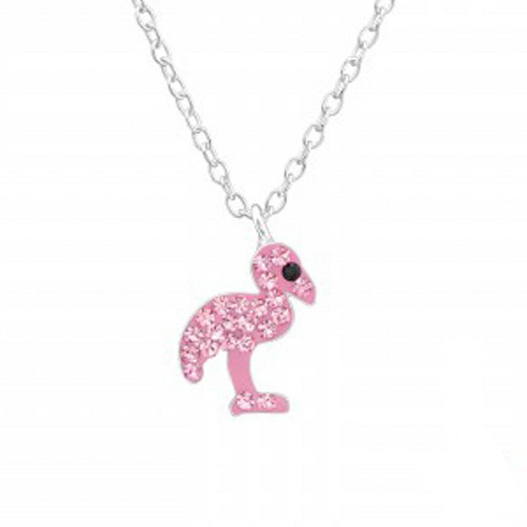 ragazze bambini 925 argento sterling rosa cristallo