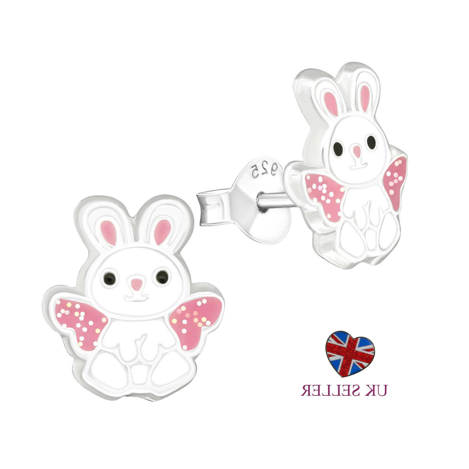 ragazze bambino 925 argento sterling coniglio coniglietto