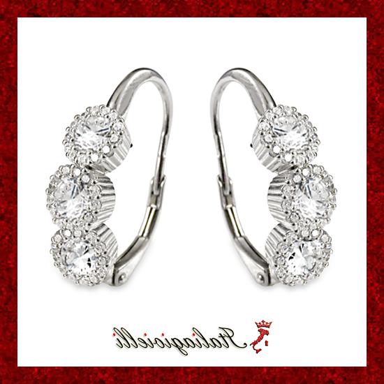 raggianti orecchini trilogy gioielli donna in argento