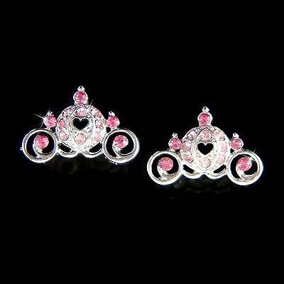 rosa cenerentola zucca magica carriage in swarovski