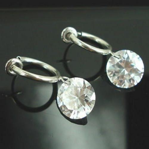 saldi elegante finto piercing cystyl orecchino a