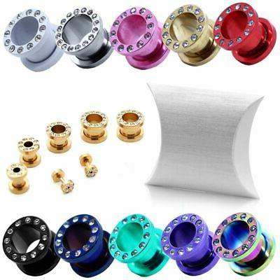 set 8 tunnel plugs piercing kit orecchino