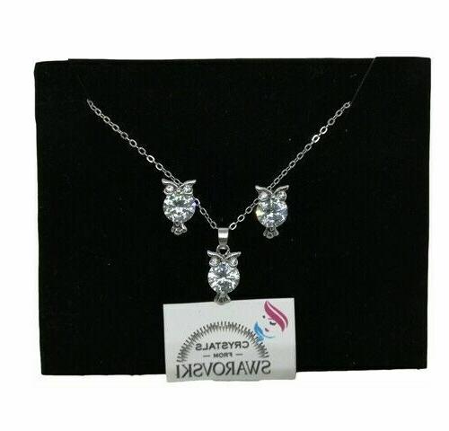 set da donna argento collana ciondolo e