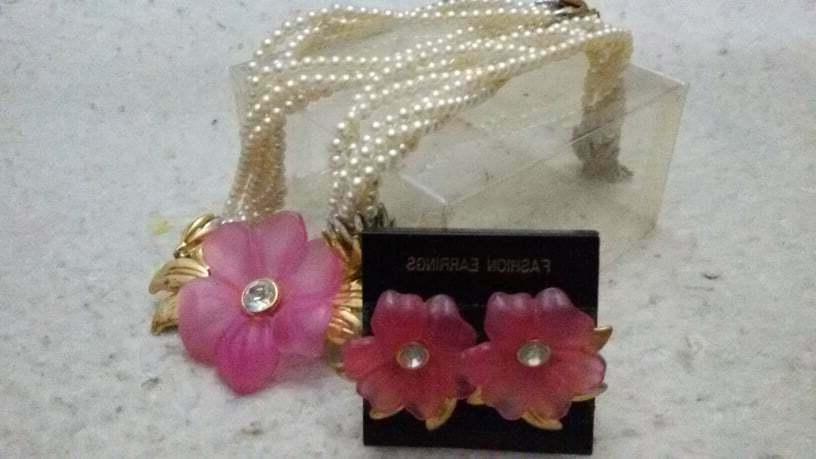 set girocollo in vere perle piu orecchini