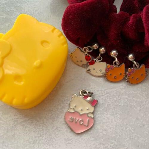 set lotto vintage orecchini pendenti ciondolo argento
