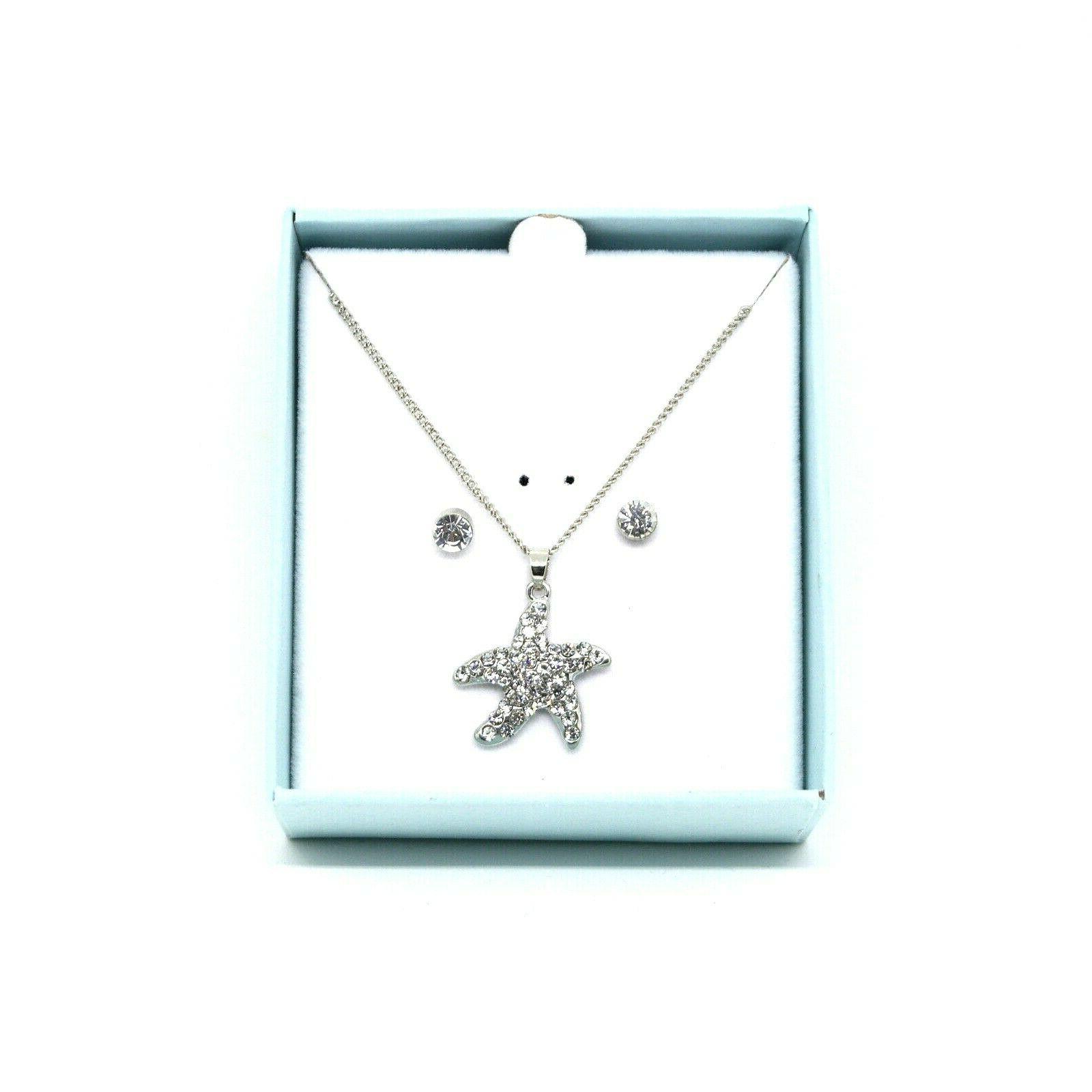 set parure da donna orecchini punto luce