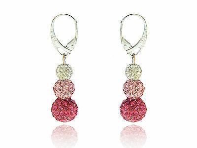 shamballa 3 misure disco palline rosa luce