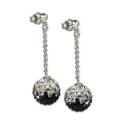 shamballa brillanti pendenti elementi swarovski nero gso002