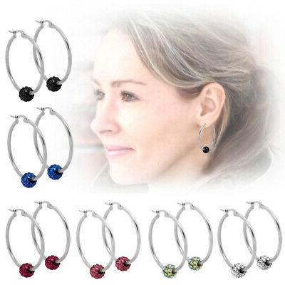 shamballa orecchini hoops cerchio donna ragazza gioielli