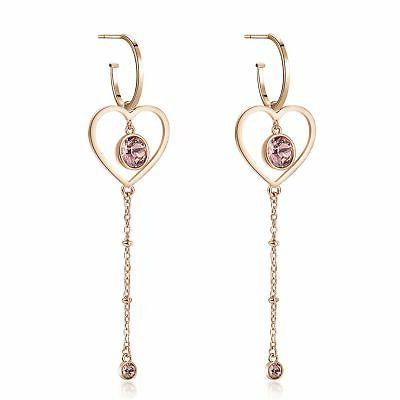 sight orecchini con cuore e cristalli bgh22