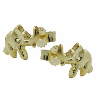 spina 7x10mm elefante brillante 9kt oro