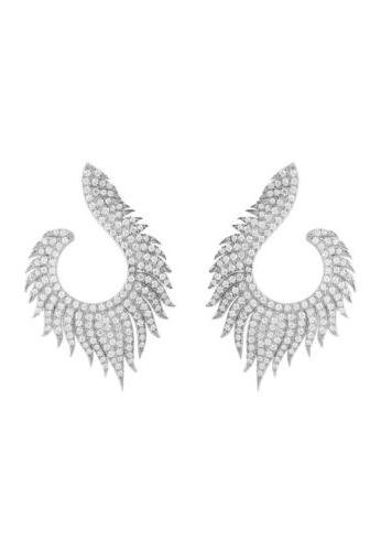 sposa matrimonio orecchini 925 argento sterling massiccio