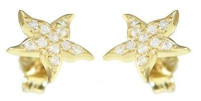 stella marina orecchini a farfalla oro 585