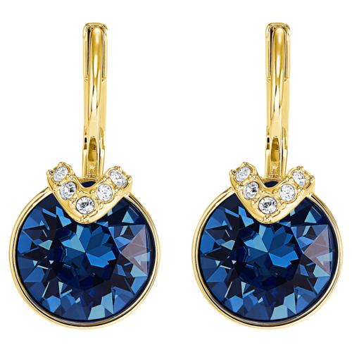 swarovski mini bella v forato orecchini blu