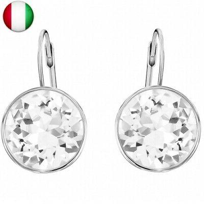 swarovski orecchini bella bianco placcatura rodio