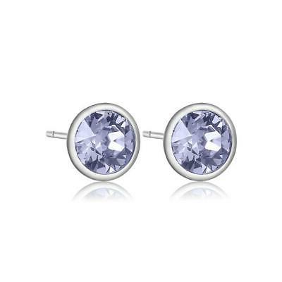 symphonia orecchini punto luce con swarovsky lavanda